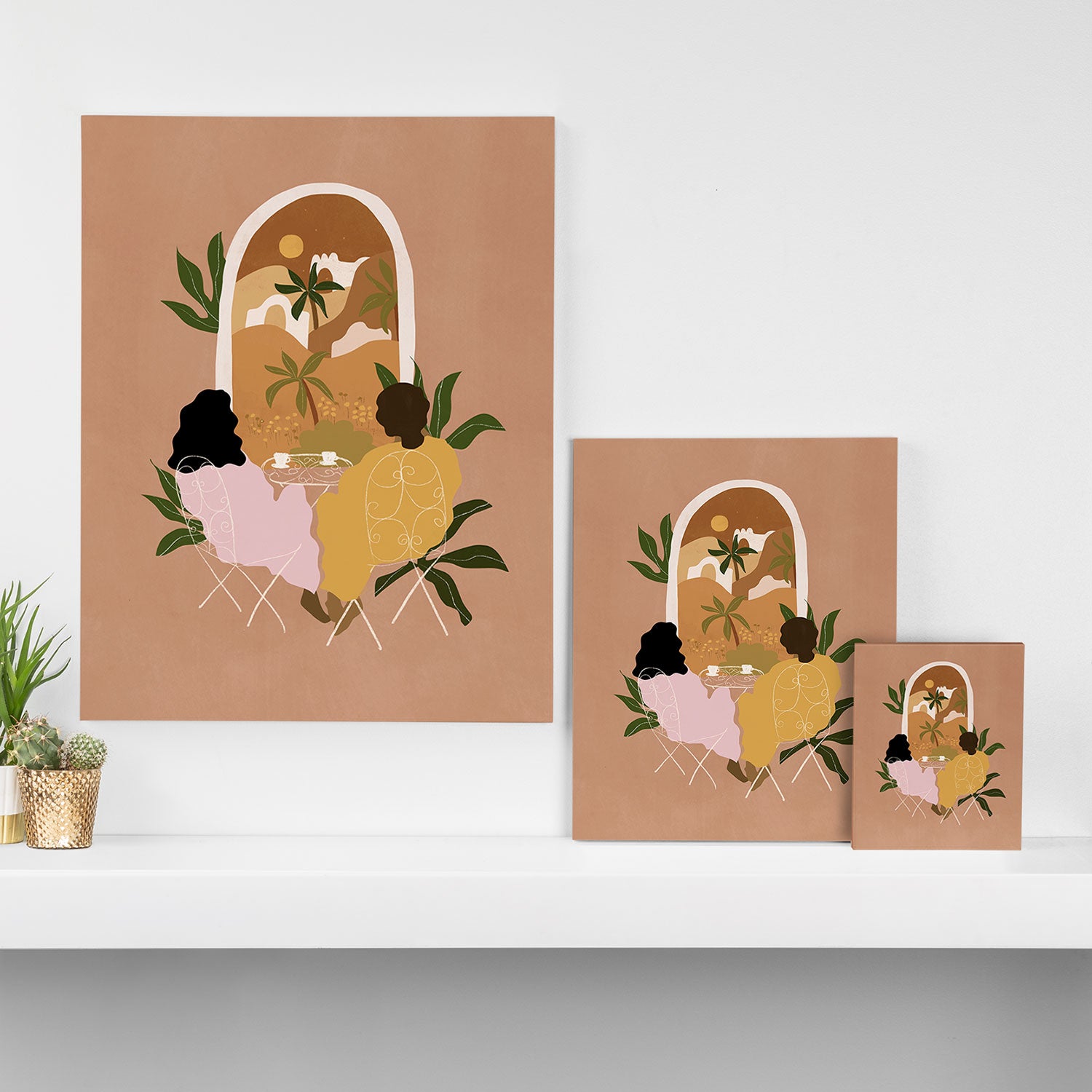 Morning Coffee Canvas Print Gallery Image 3