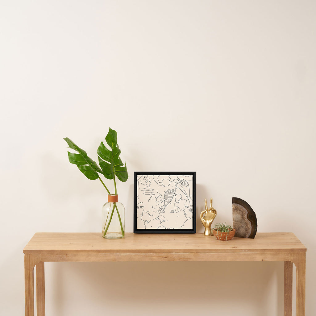 Morning Dreams Framed Canvas Print Gallery Image 3