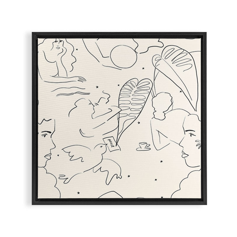 Morning Dreams Framed Canvas Print Gallery Image 3
