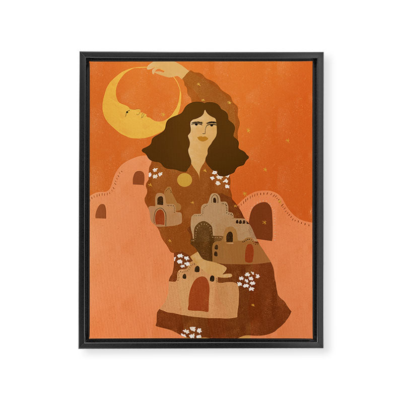 Night in Safari Framed Canvas Print Gallery Image 6