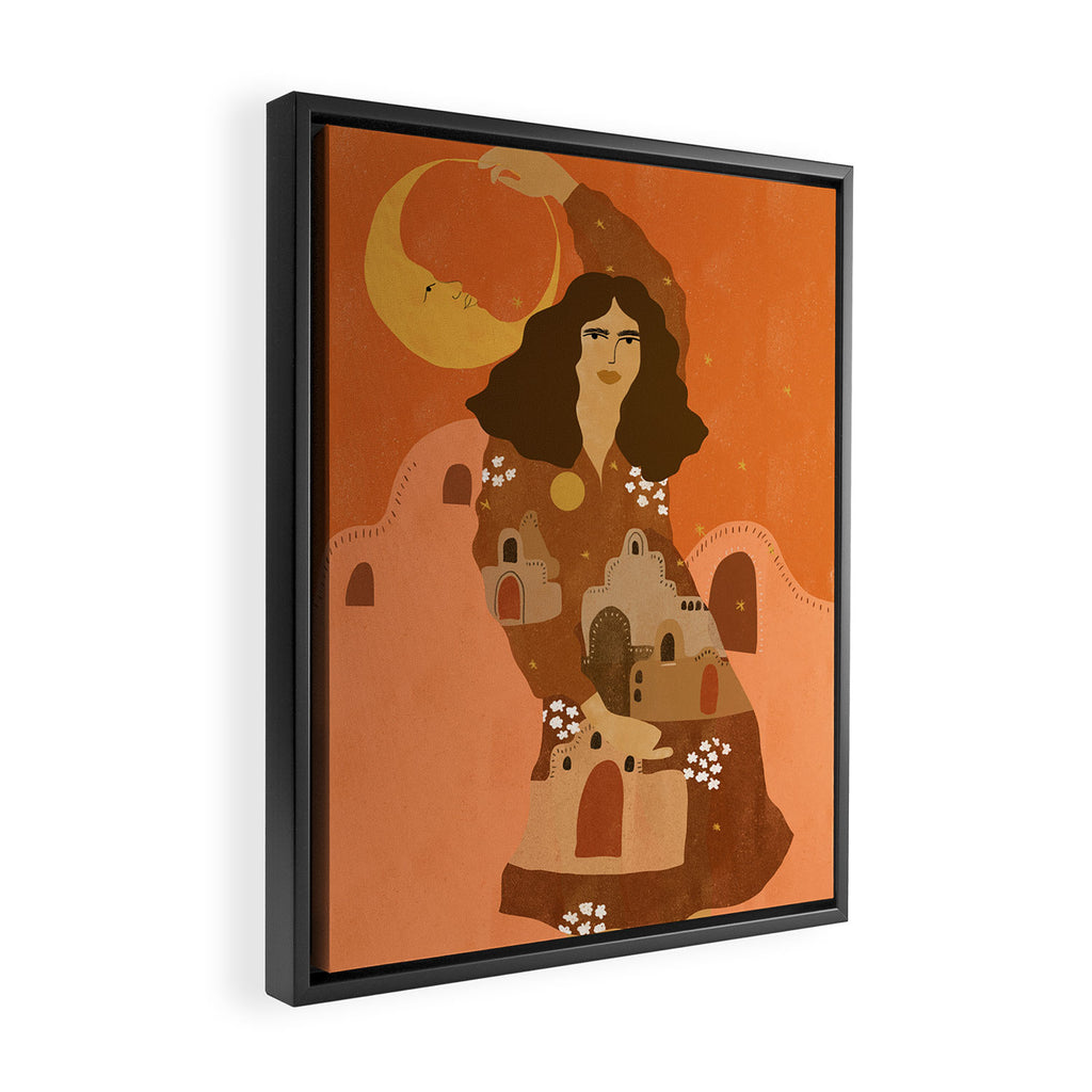 Night in Safari Framed Canvas Print Gallery Image 2