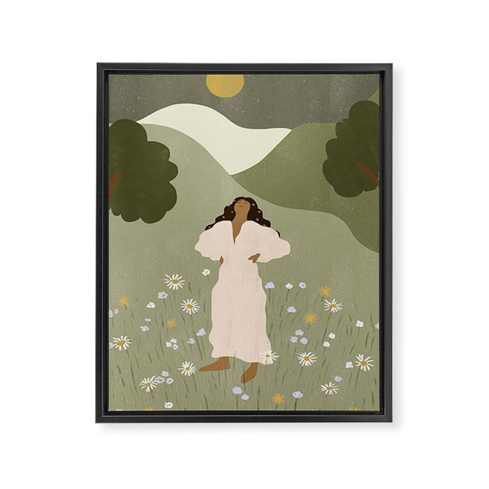 No Ceiling in the Garden Framed Canvas Print Gallery Image 1