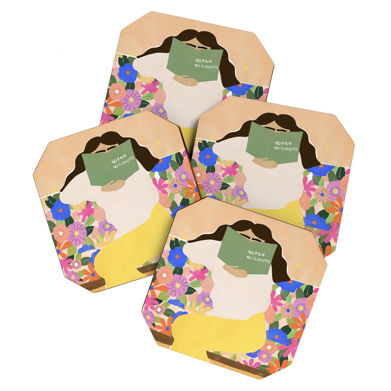 No Rain No Flowers Coaster Gallery Image 1