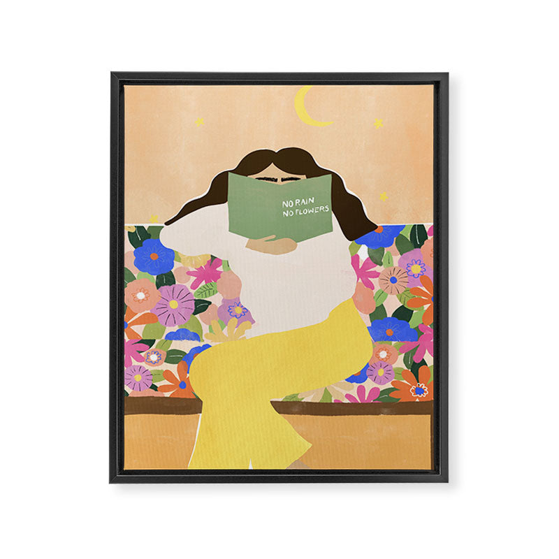 No Rain No Flowers Framed Canvas Print Gallery Image 6