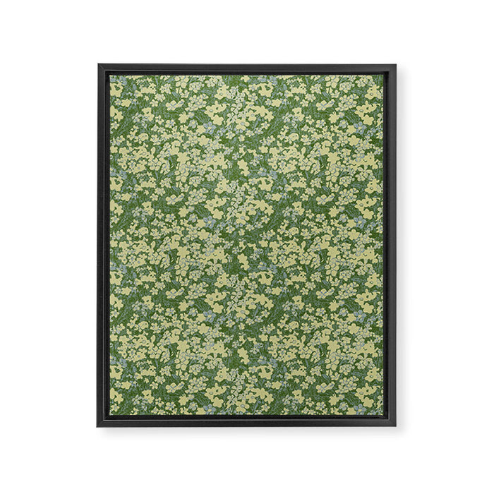 Nostalgia (Green-Blue) Framed Canvas Print Gallery Image 1