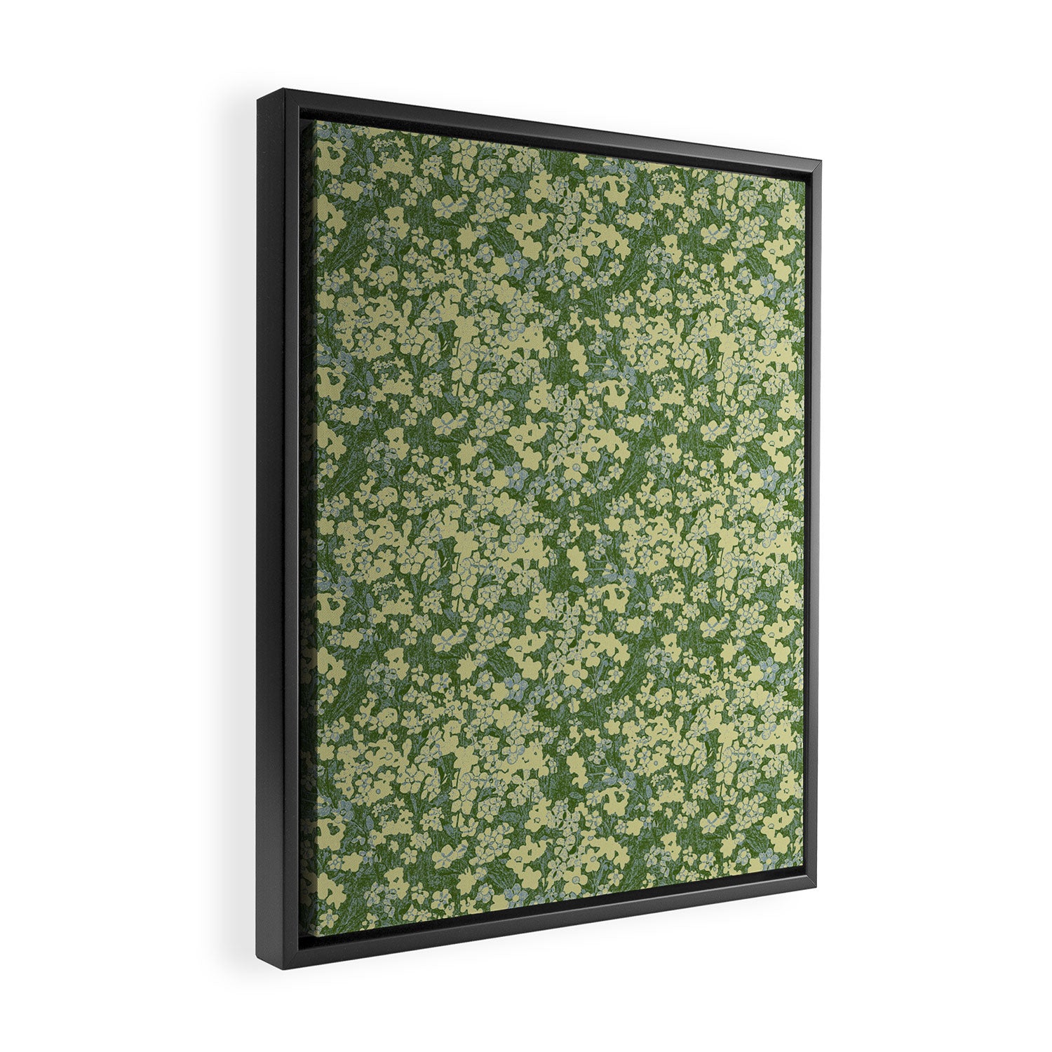 Nostalgia (Green-Blue) Framed Canvas Print Gallery Image 2