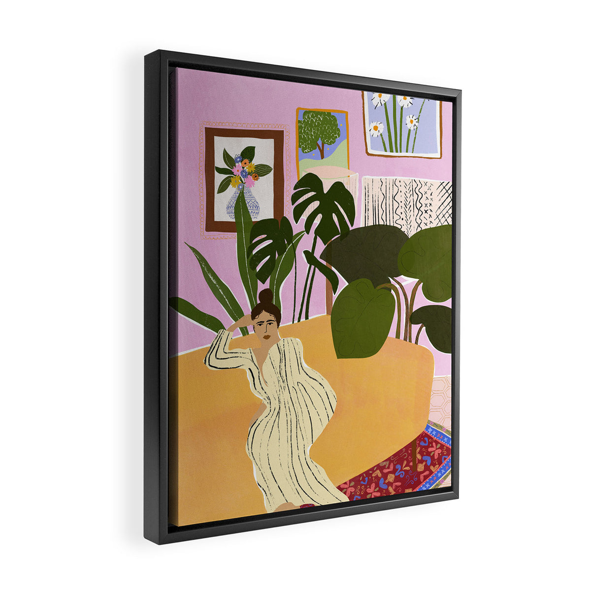 Nostalgic Times Framed Canvas Print Gallery Image 2