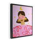 One More Minute Please Framed Canvas Print Gallery Image 2