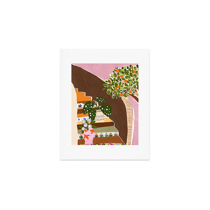 Orange Tree Art Print Gallery Image 1