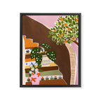 Orange Tree Framed Canvas Print Gallery Image 6