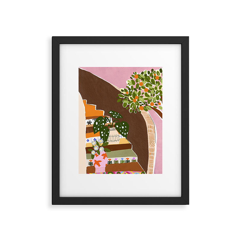 Orange Tree Framed Art Print Gallery Image 5