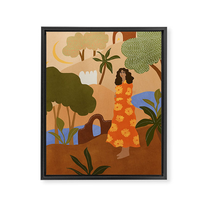 Paradise Framed Canvas Print Gallery Image 1
