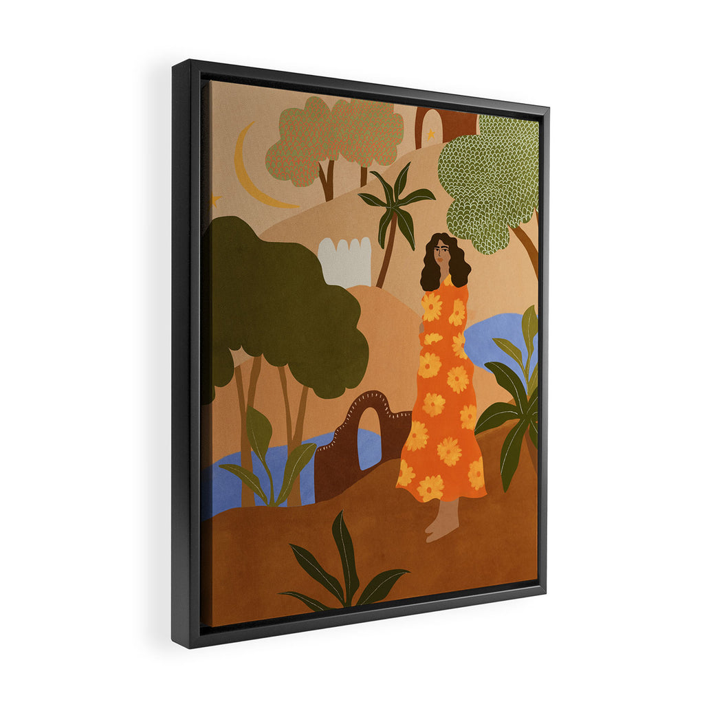 Paradise Framed Canvas Print Gallery Image 2