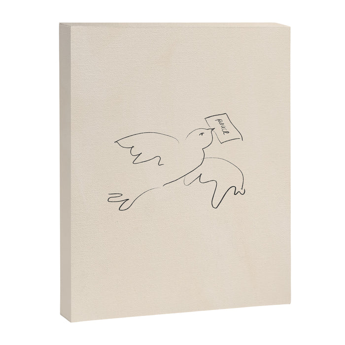 peace bird Canvas Print Gallery Image 1