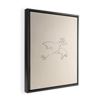 peace bird Framed Canvas Print Gallery Image 2