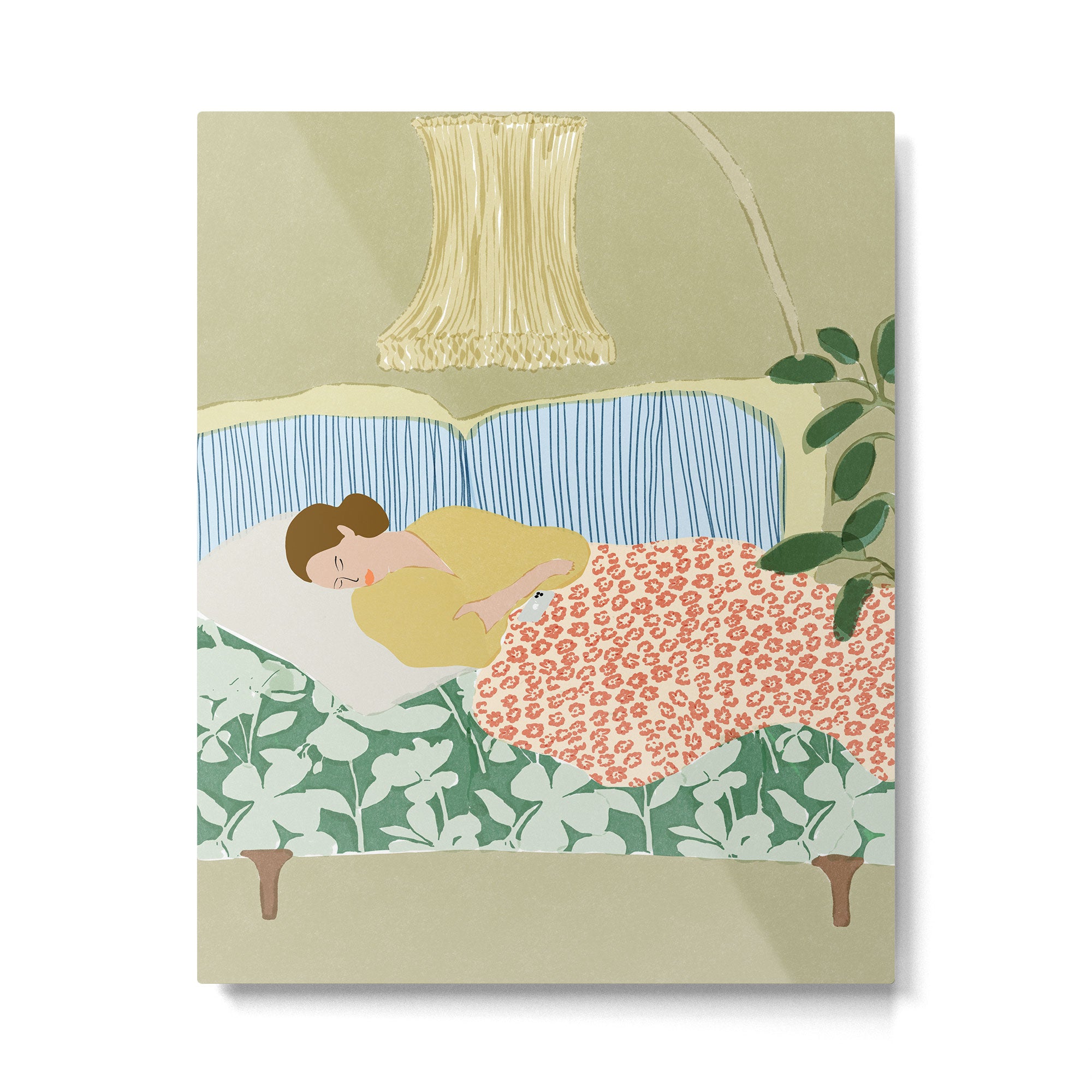 People used to fall asleep with books in their hands Metal Print Gallery Image 4