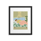 People used to fall asleep with books in their hands Framed Art Print Gallery Image 5
