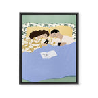 People used to talk to each other (part two) Framed Canvas Print Gallery Image 6