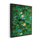 Picking up strawberries Framed Canvas Print Gallery Image 2