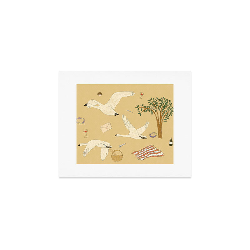 Picnic in the park Art Print Gallery Image 1