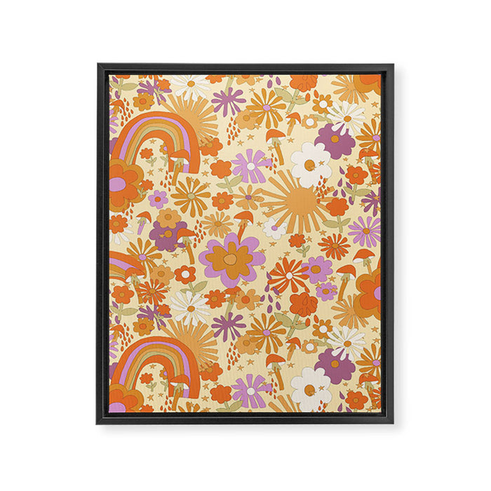 Rainbows, Sunshine and Stars Framed Canvas Print Gallery Image 1