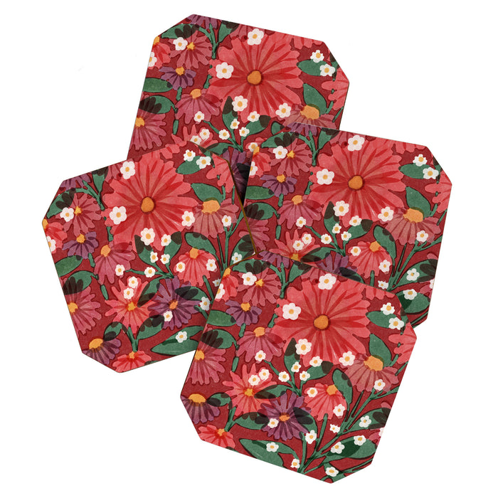 red garden Coaster Gallery Image 1