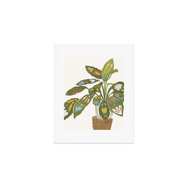Scandinavian Plant Art Print Gallery Image 1