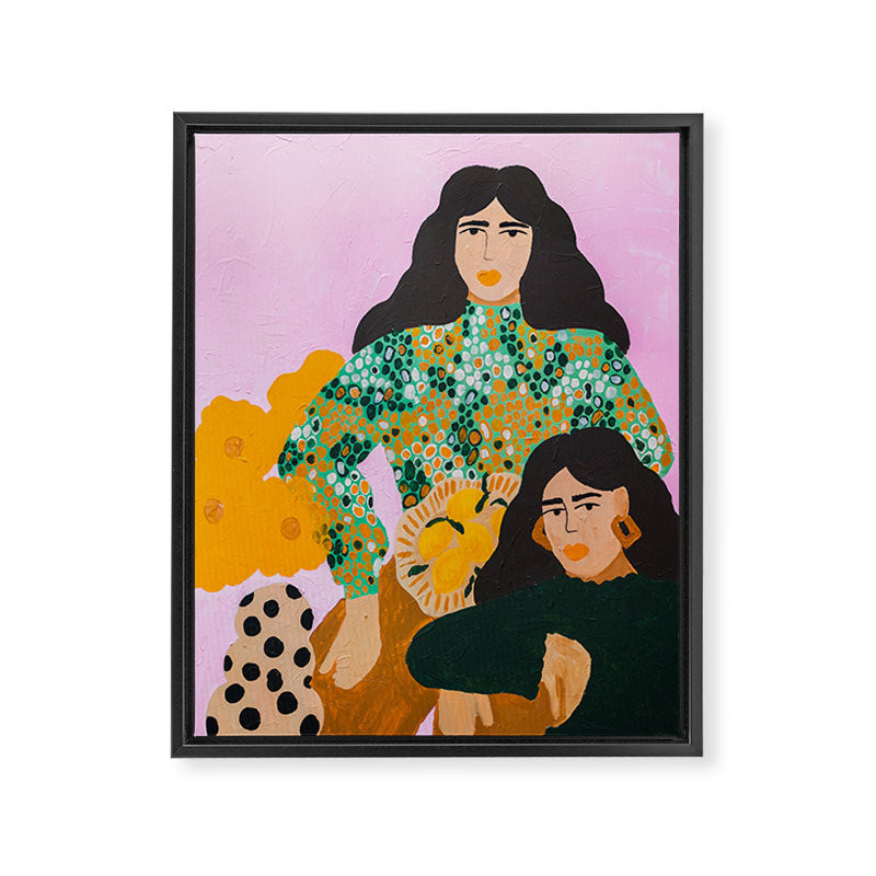 Sisters Framed Canvas Print Gallery Image 6