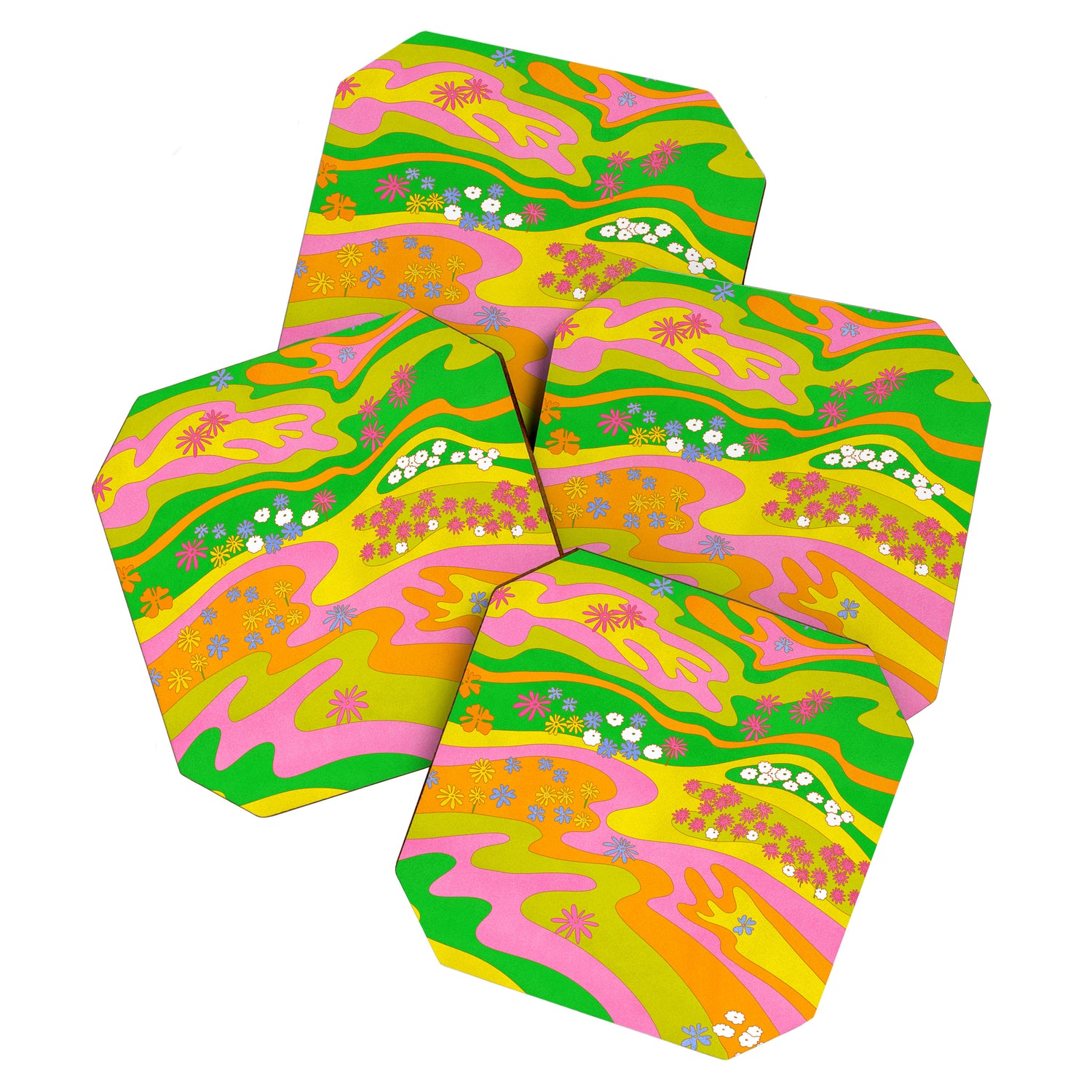 Sixties Landscape Coaster Gallery Image 1