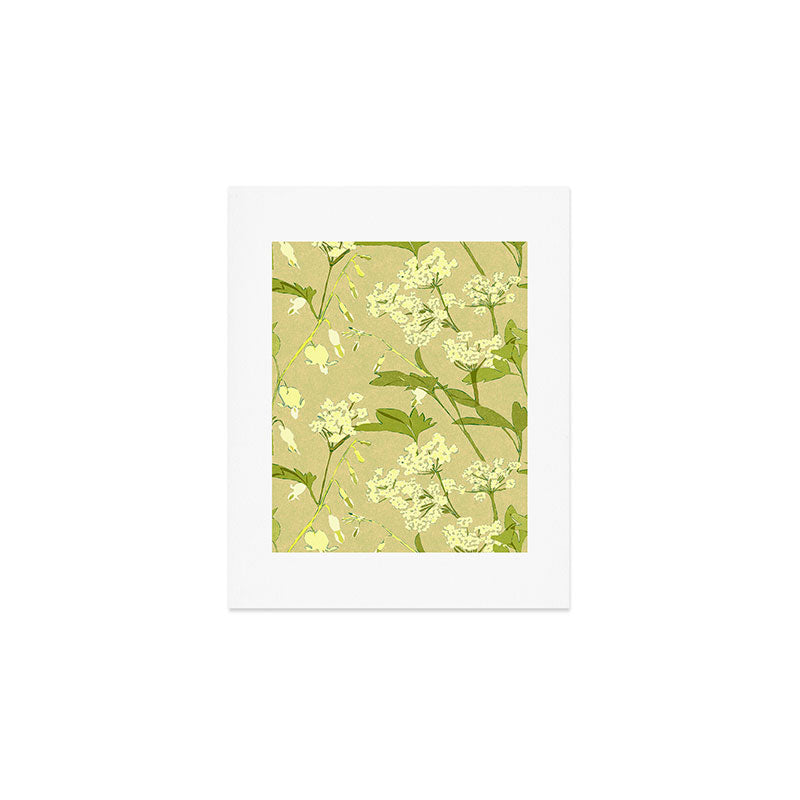 Snowdrop (Beige) Art Print Gallery Image 1