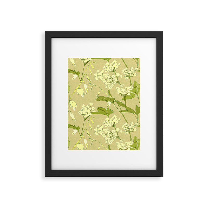 Snowdrop (Beige) Framed Art Print Gallery Image 5