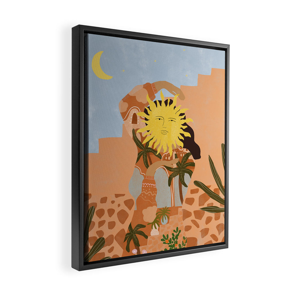 Soul full of sunshine Framed Canvas Print Gallery Image 2