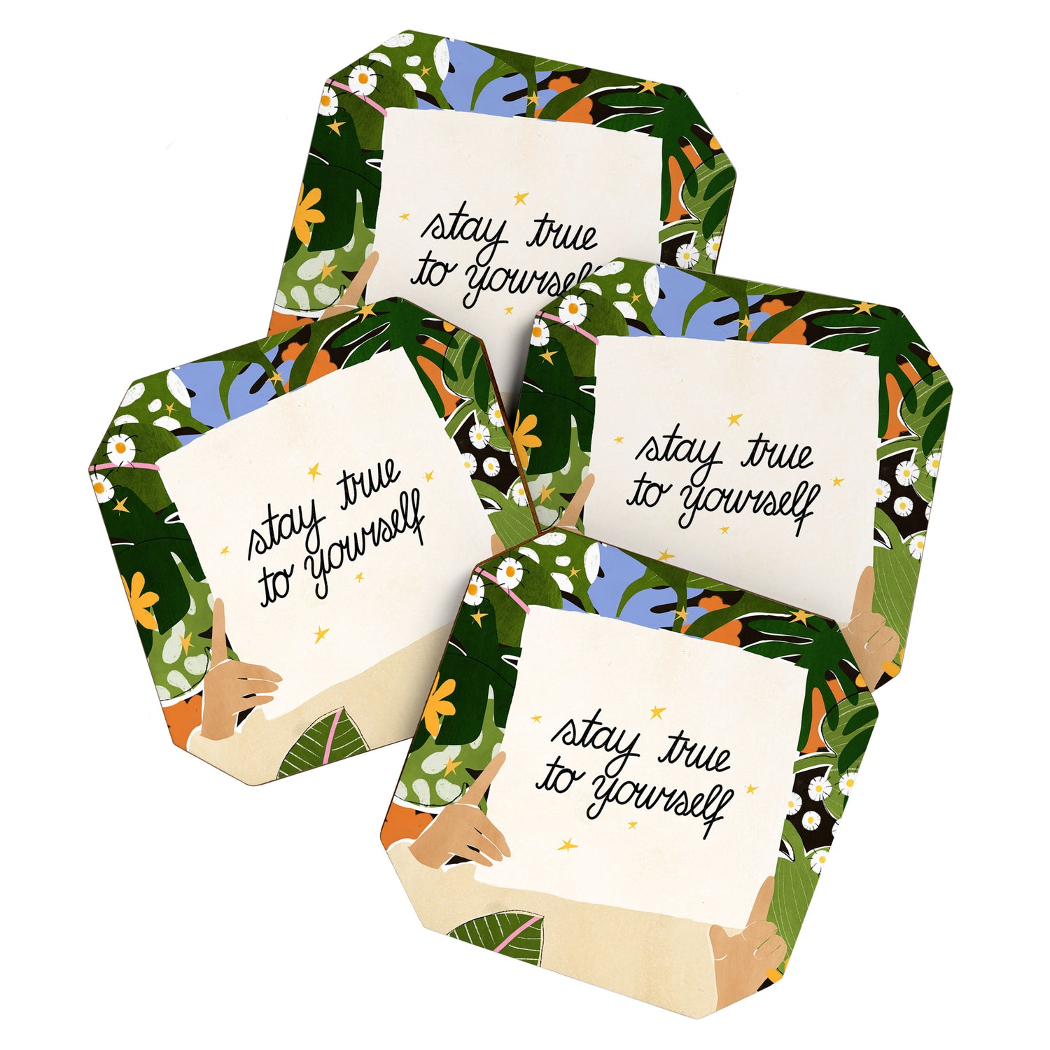 Stay True To Yourself II Coaster Gallery Image 1
