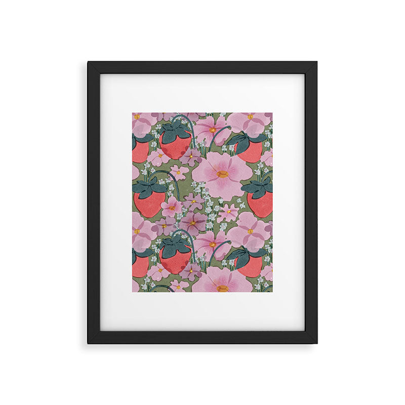 strawberry fields II Framed Art Print Gallery Image 5