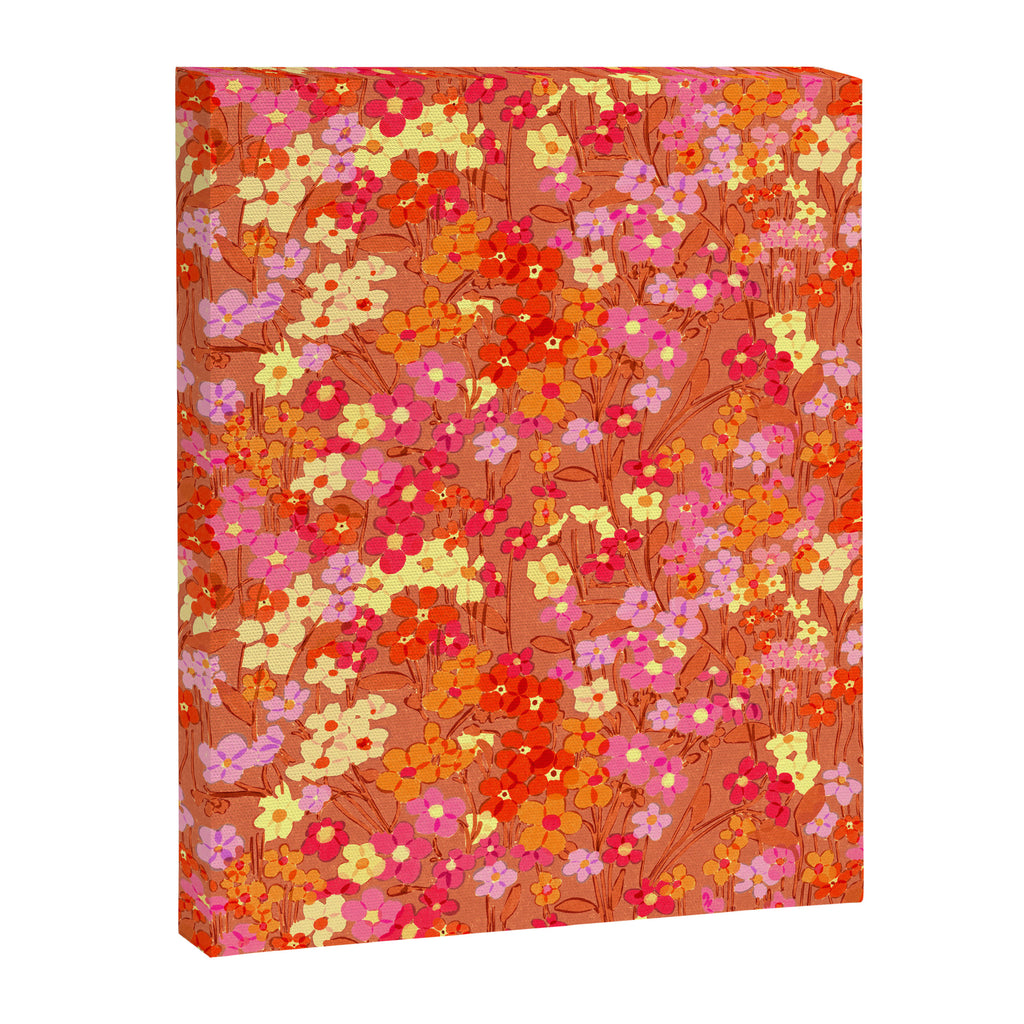 Summer Garden (Red) Canvas Print Gallery Image 6