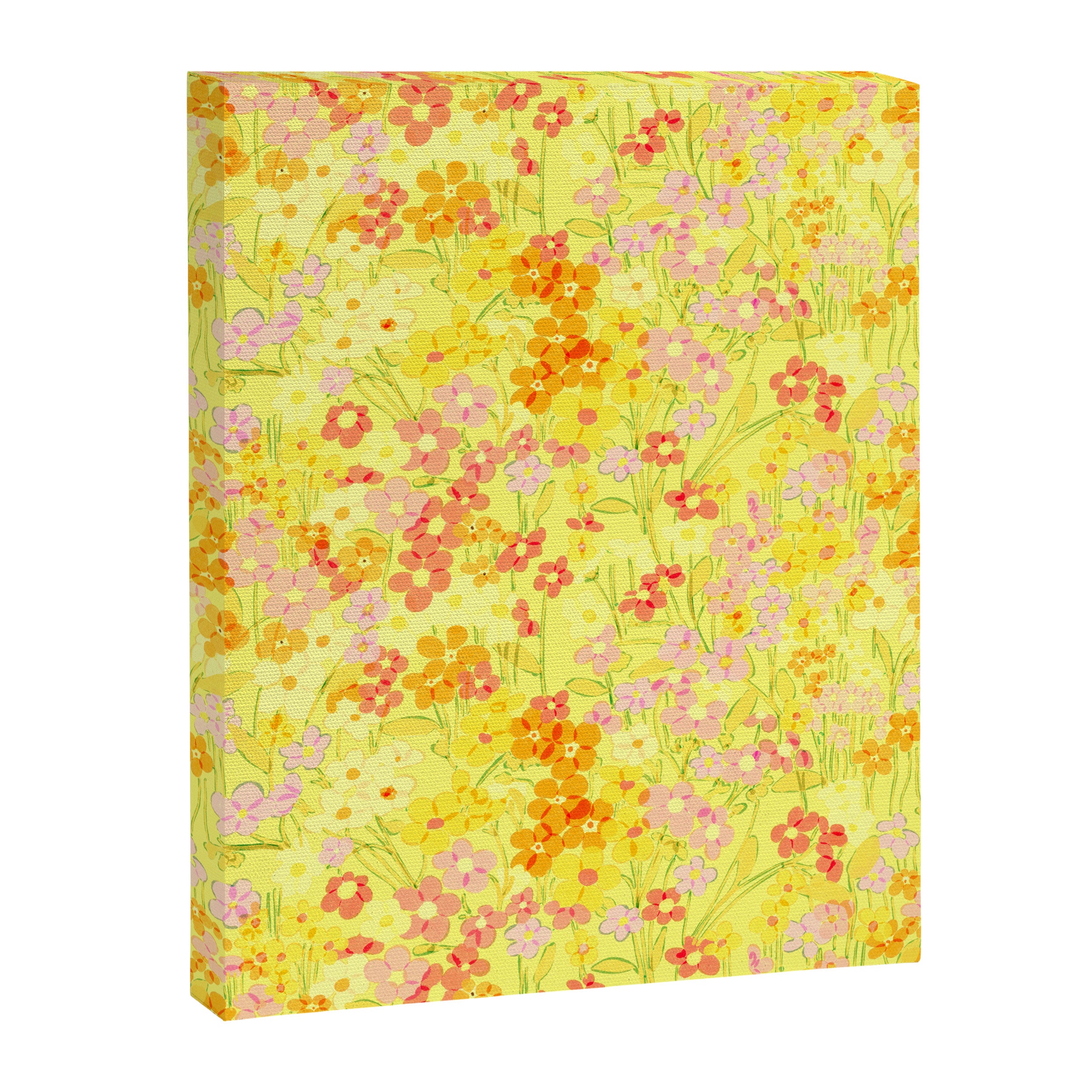 Summer Garden (Yellow) Canvas Print Gallery Image 6