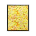 Summer Garden (Yellow) Framed Canvas Print Gallery Image 6