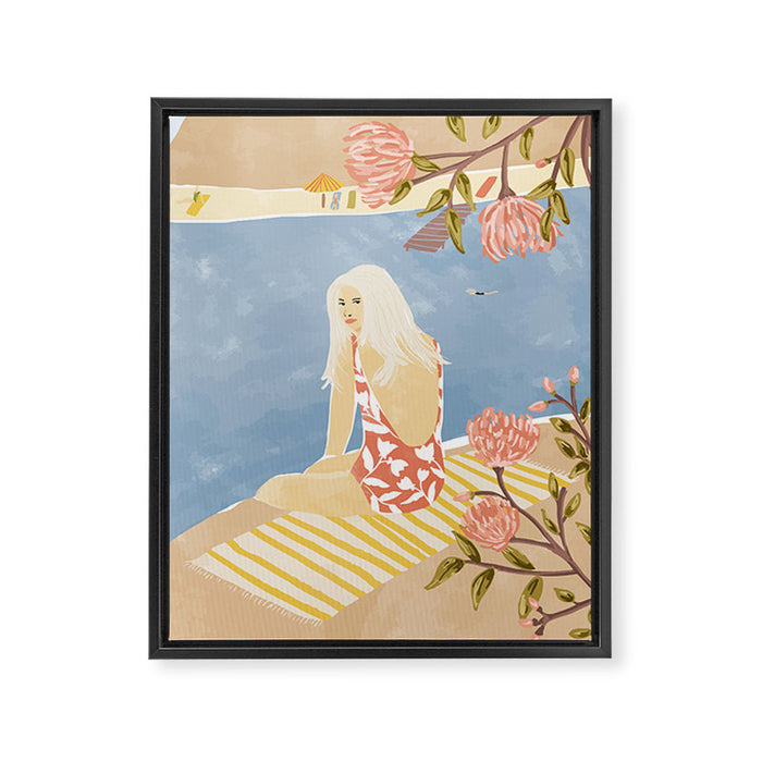 Summer Hiding Framed Canvas Print Gallery Image 1