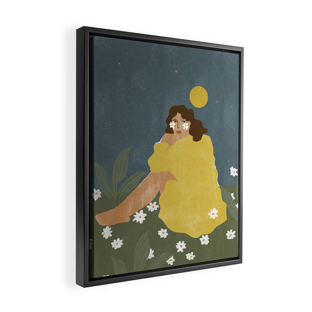 Sun don't shine Framed Canvas Print Gallery Image 2