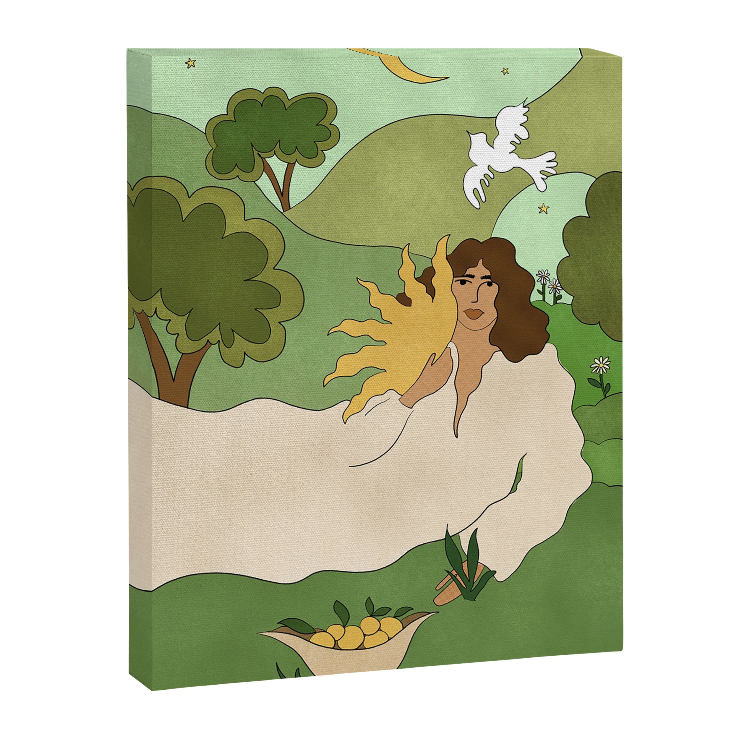 Sun in her hands Canvas Print Gallery Image 6