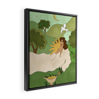 Sun in her hands Framed Canvas Print Gallery Image 2