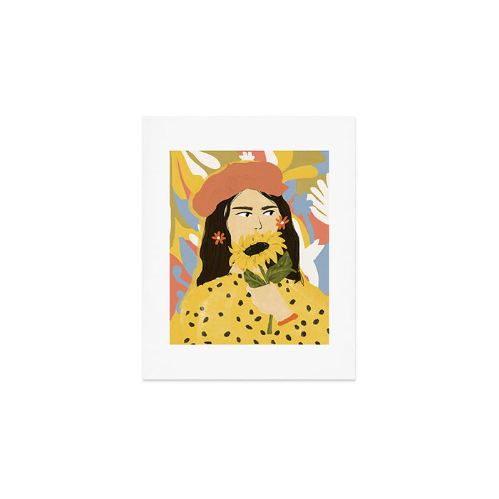 Sunflowers In Your Face Art Print Gallery Image 1