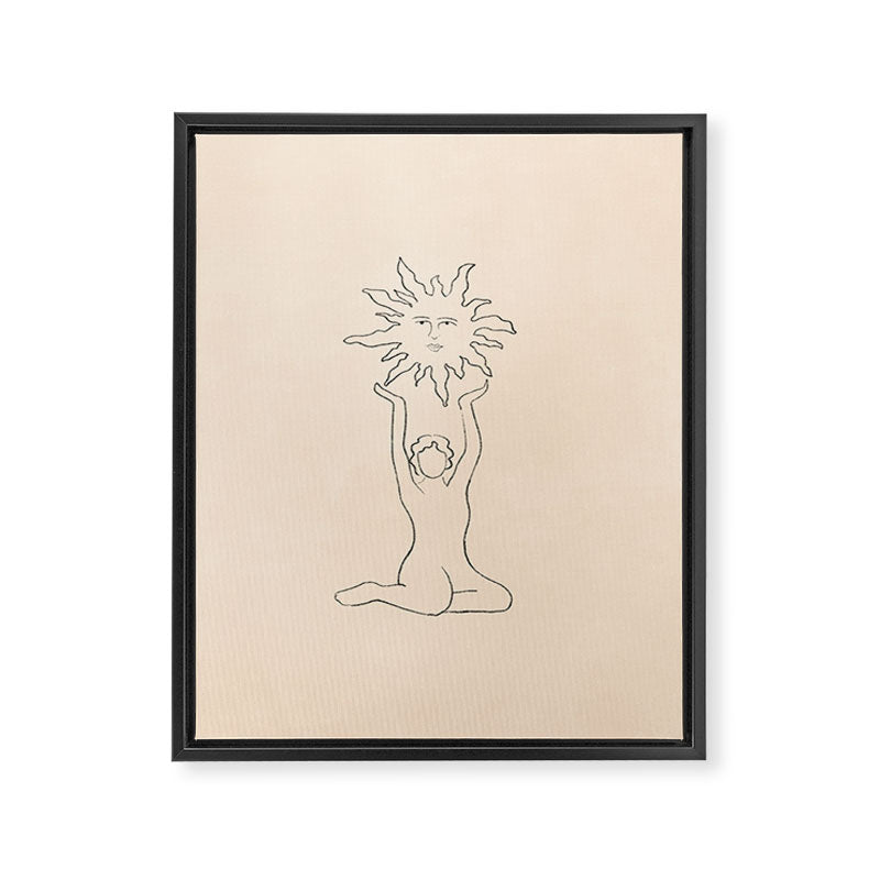 Sunshine in my Hands Framed Canvas Print Gallery Image 6
