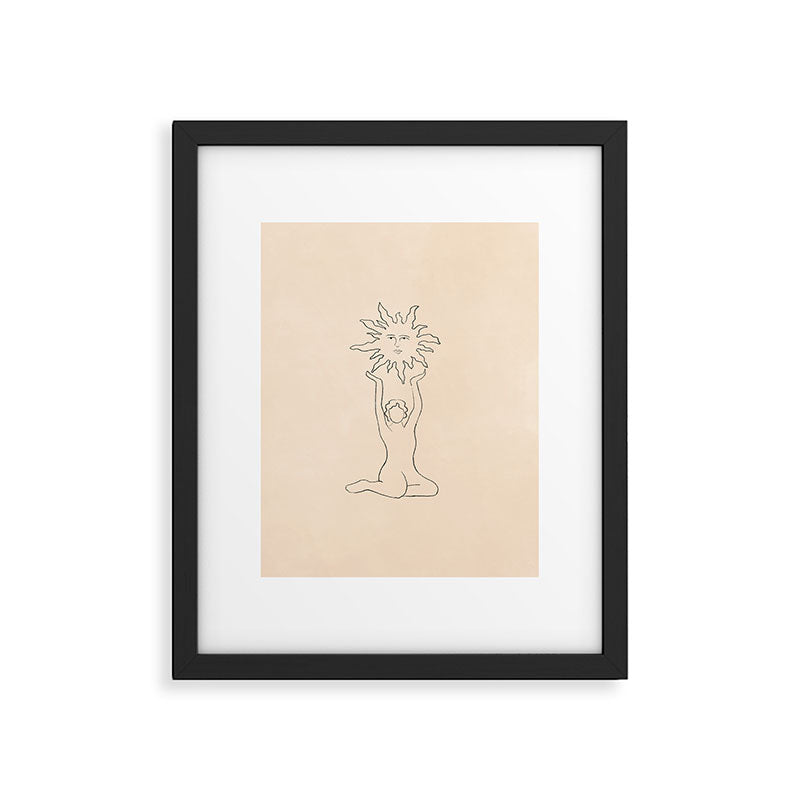 Sunshine in my Hands Framed Art Print Gallery Image 4
