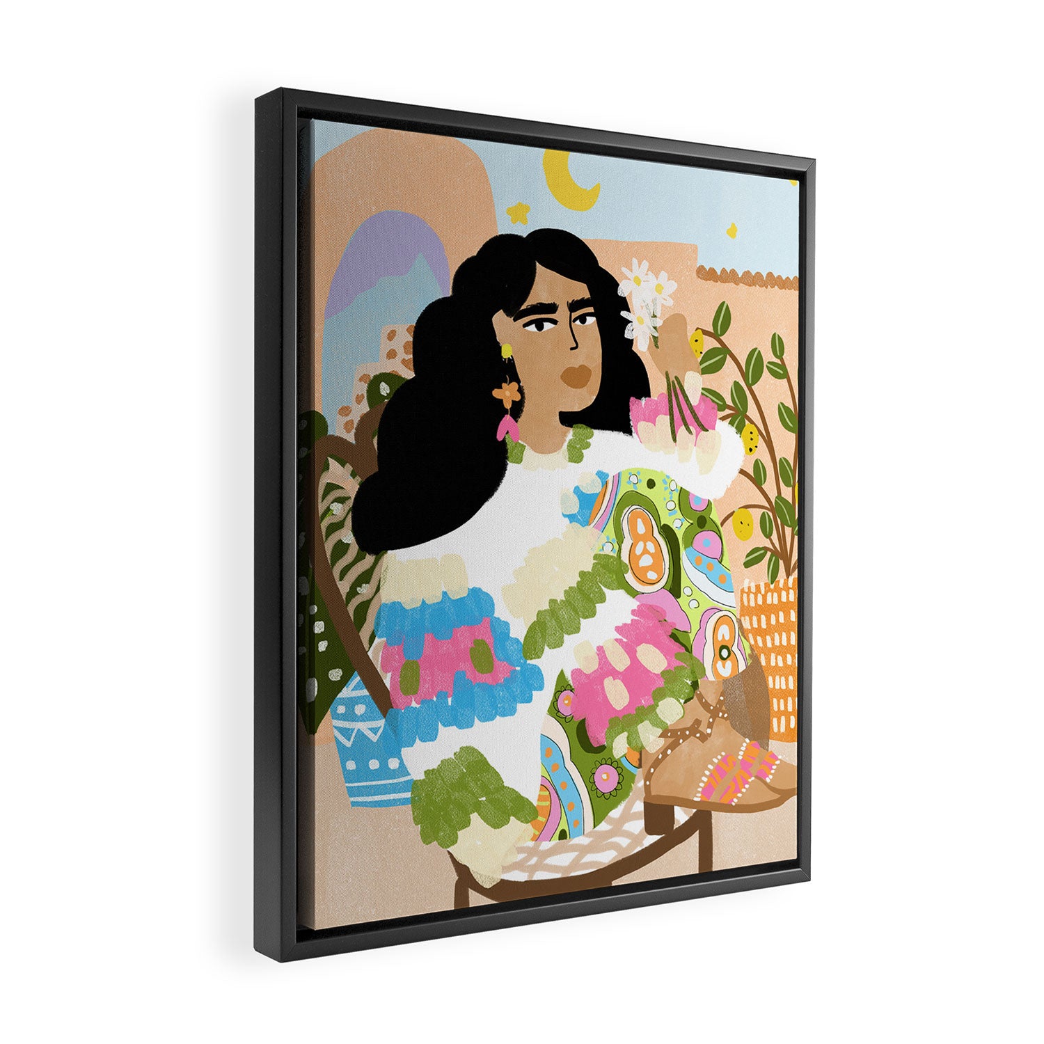 Sweater Weather Framed Canvas Print Gallery Image 2