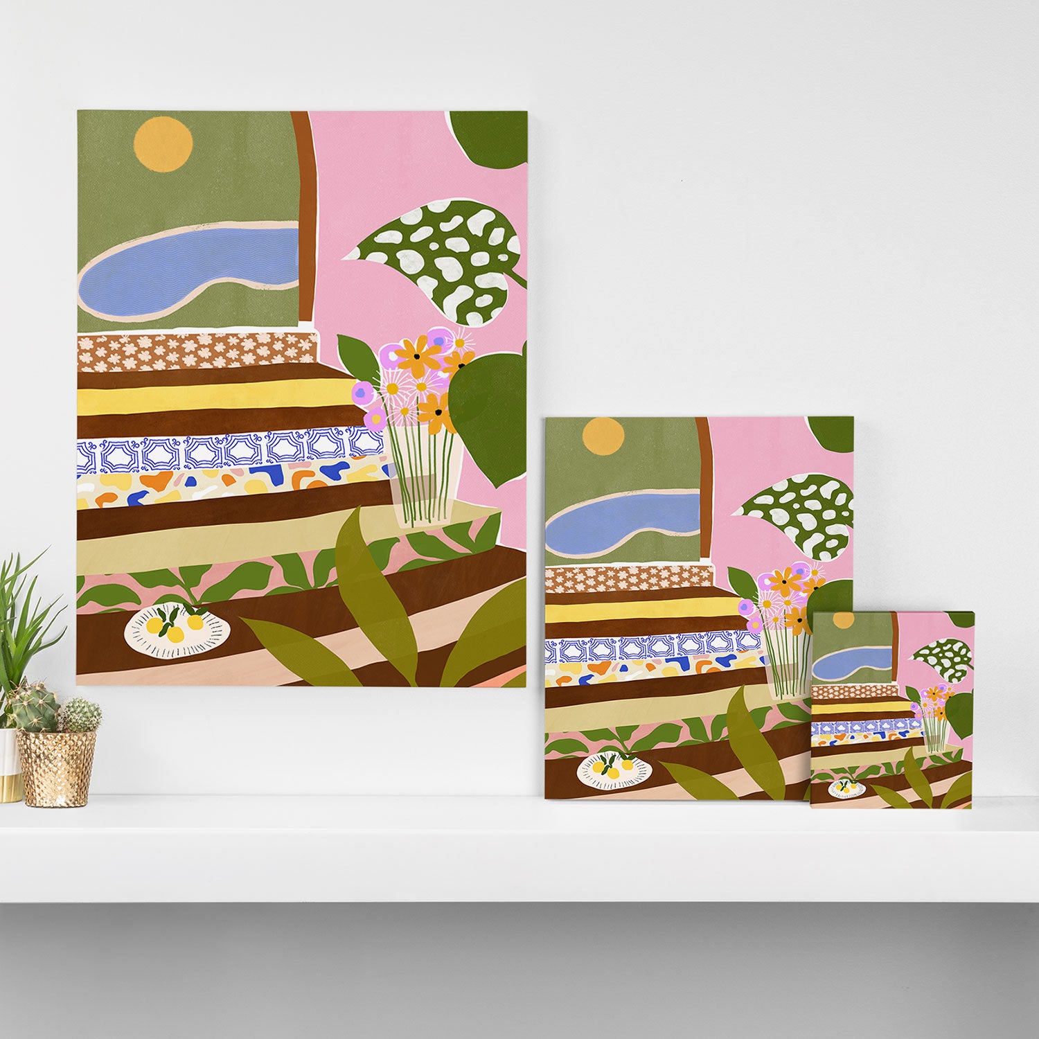 Swimming Pool Canvas Print Gallery Image 3