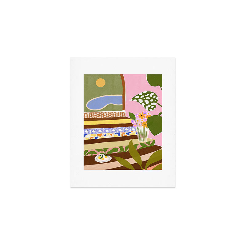Swimming Pool Art Print Gallery Image 1