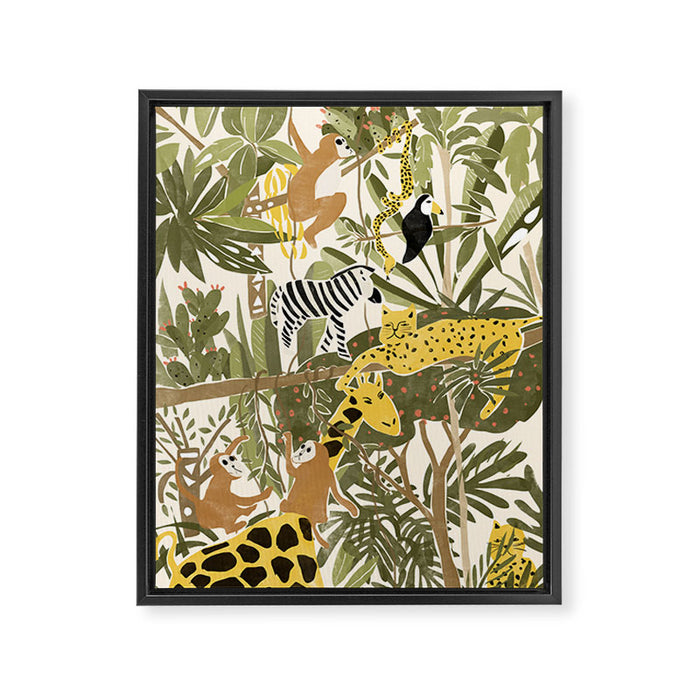 Th Jungle Life Framed Canvas Print Gallery Image 1