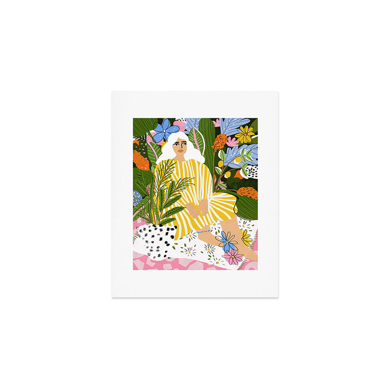 The Jungle Lady Art Print Gallery Image 1