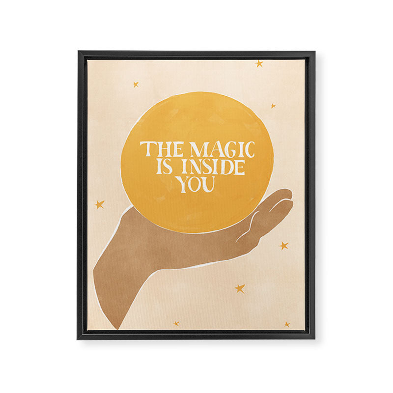 The Magic Is Inside You Framed Canvas Print Gallery Image 8